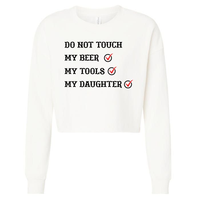 Cds Do Not Touch Cropped Pullover Crew