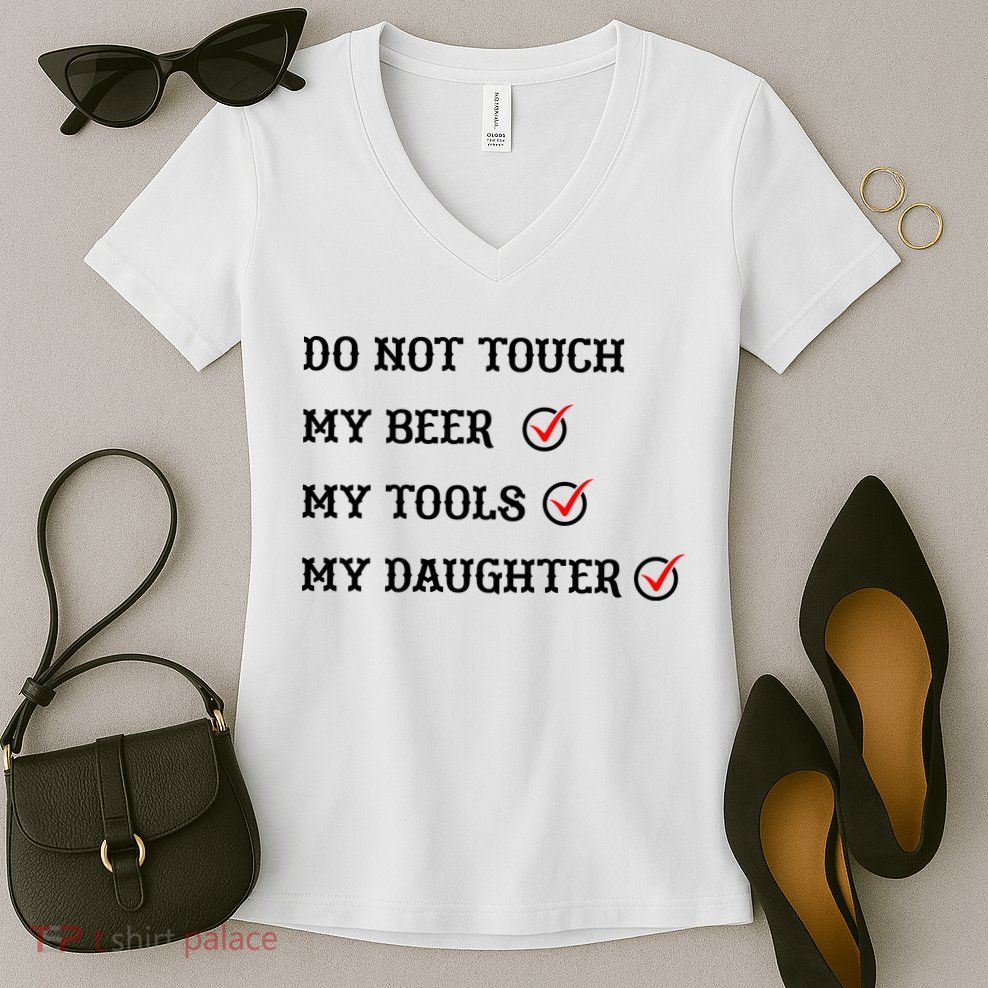 Cds Do Not Touch Women's V-Neck T-Shirt