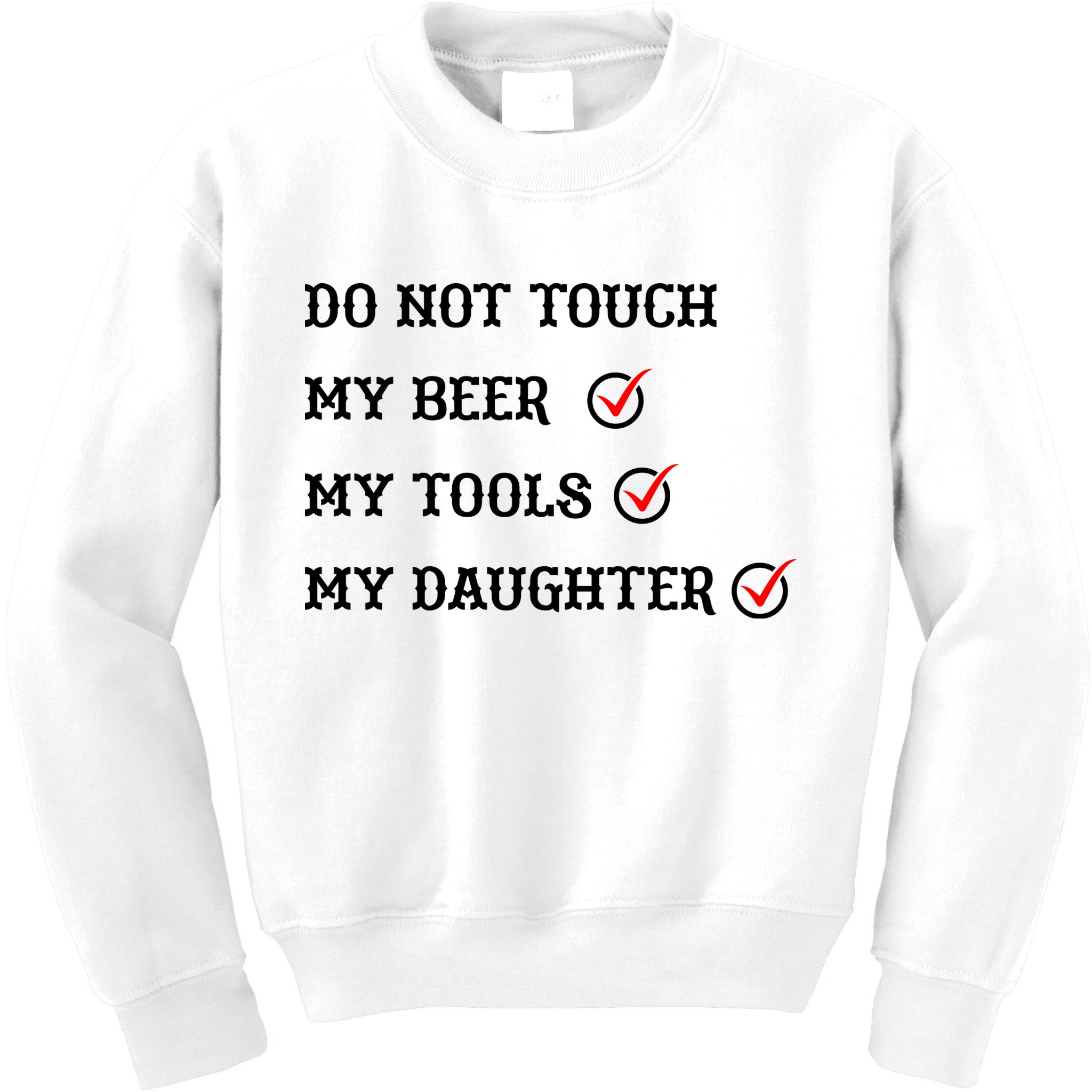Cds Do Not Touch Kids Sweatshirt