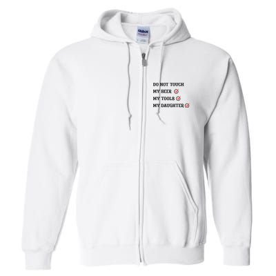 Cds Do Not Touch Full Zip Hoodie