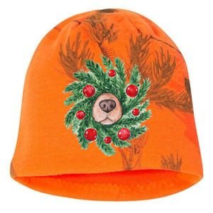 Cute Dog Nose Christmas Wreath Christmas Dog Mom Dog Lover Kati - Camo Knit Beanie