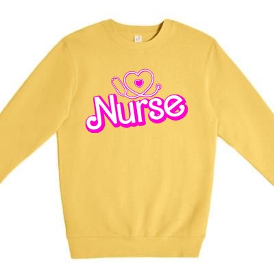 Cute Doll Nurse Premium Crewneck Sweatshirt