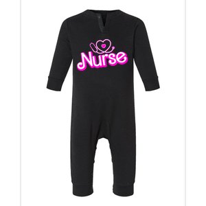 Cute Doll Nurse Infant Fleece One Piece