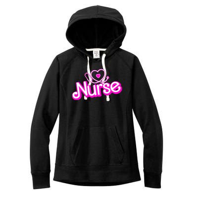 Cute Doll Nurse Women's Fleece Hoodie