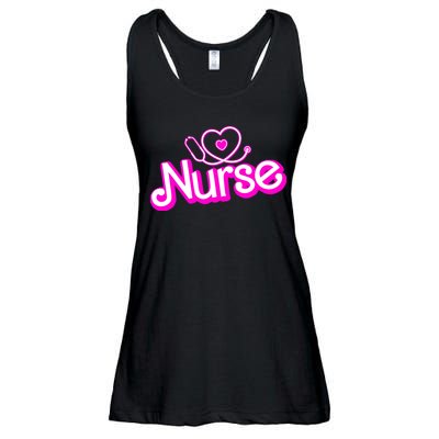 Cute Doll Nurse Ladies Essential Flowy Tank