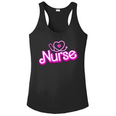 Cute Doll Nurse Ladies PosiCharge Competitor Racerback Tank