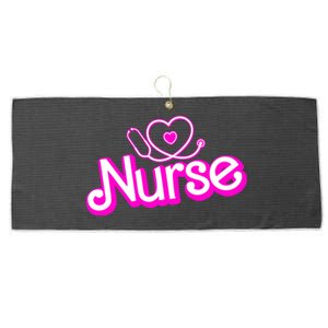 Cute Doll Nurse Large Microfiber Waffle Golf Towel