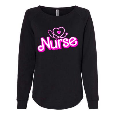 Cute Doll Nurse Womens California Wash Sweatshirt