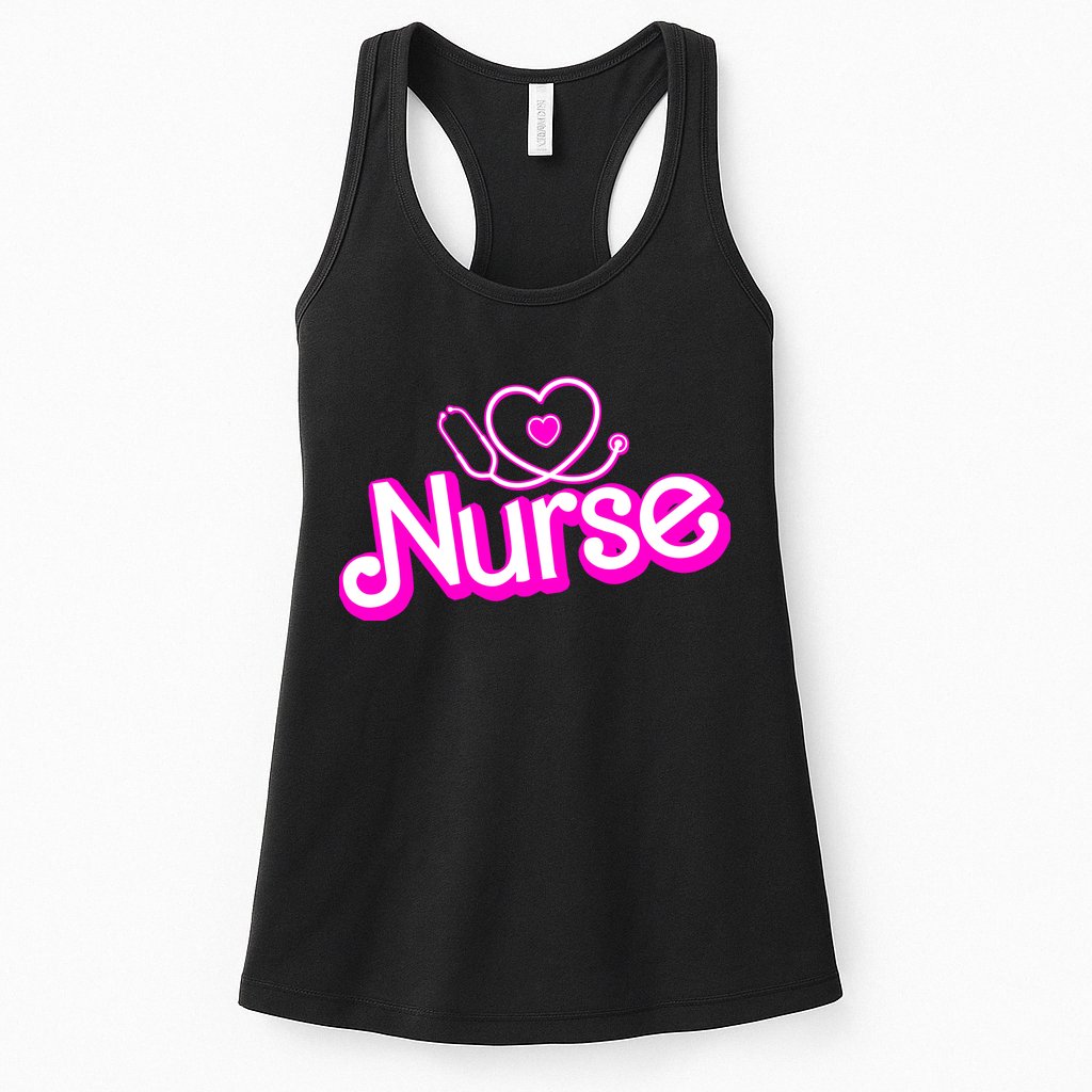 Cute Doll Nurse Womens Tank Top