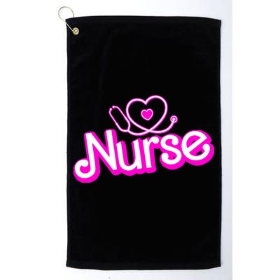 Cute Doll Nurse Golf Towel