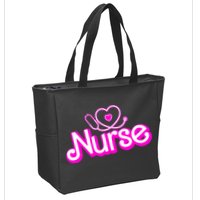 Cute Doll Nurse Zip Tote Bag