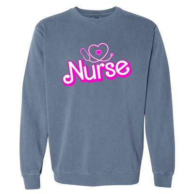 Cute Doll Nurse Garment-Dyed Sweatshirt