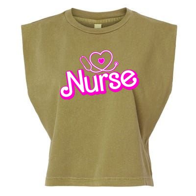 Cute Doll Nurse Garment-Dyed Women's Muscle Tee