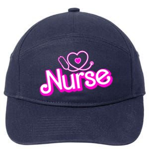 Cute Doll Nurse 7-Panel Snapback Hat