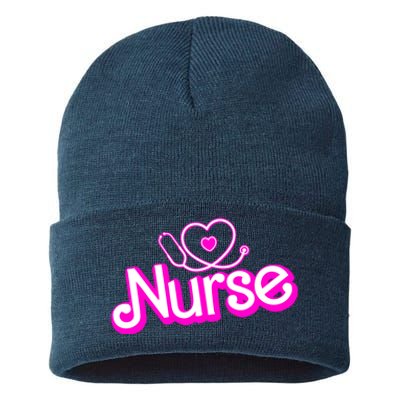 Cute Doll Nurse Sustainable Knit Beanie