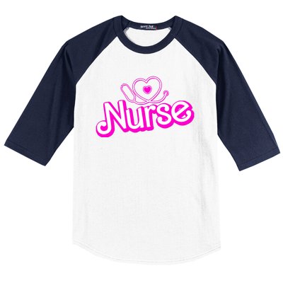 Cute Doll Nurse Baseball Sleeve Shirt