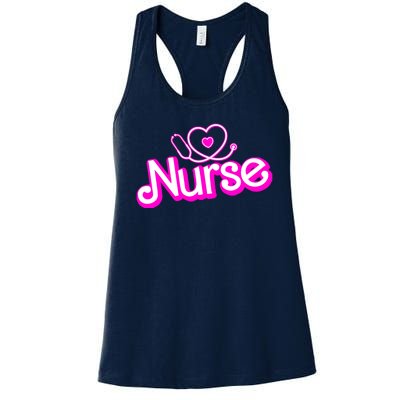 Cute Doll Nurse Women's Racerback Tank