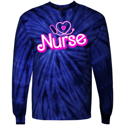 Cute Doll Nurse Tie-Dye Long Sleeve Shirt