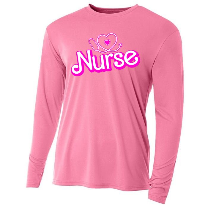 Cute Doll Nurse Cooling Performance Long Sleeve Crew