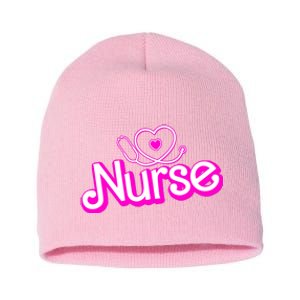 Cute Doll Nurse Short Acrylic Beanie