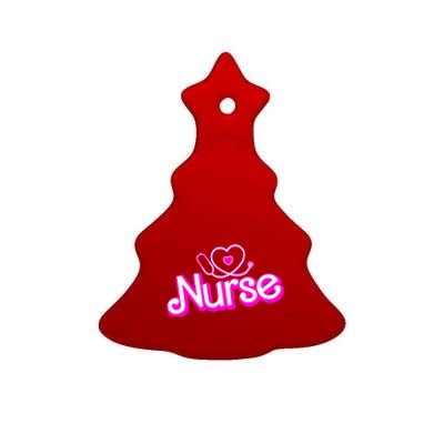 Cute Doll Nurse Ceramic Tree Ornament