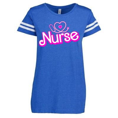 Cute Doll Nurse Enza Ladies Jersey Football T-Shirt