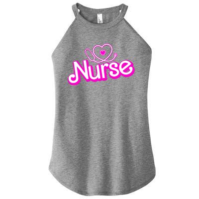 Cute Doll Nurse Women's Perfect Tri Rocker Tank