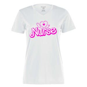 Cute Doll Nurse Women's Momentum V-Neck T-Shirt