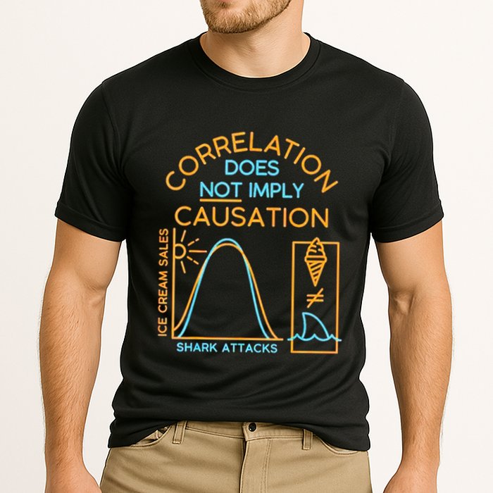 Correlation Does Not Imply Causation Performance Shirt