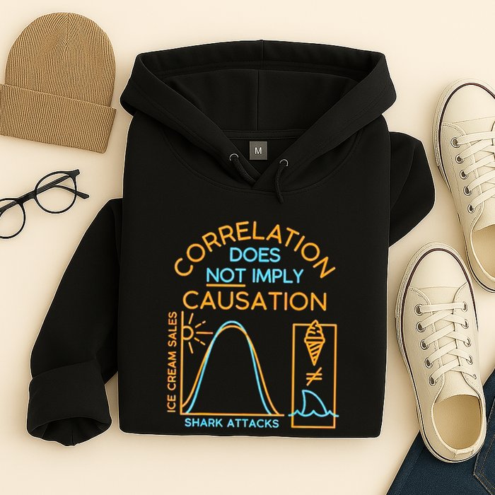 Correlation Does Not Imply Causation Hoodie