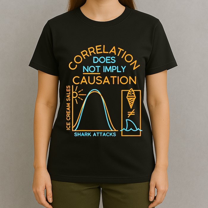 Correlation Does Not Imply Causation T-Shirt