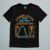 Correlation Does Not Imply Causation T-Shirt