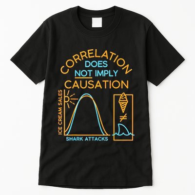 Correlation Does Not Imply Causation Tall T-Shirt