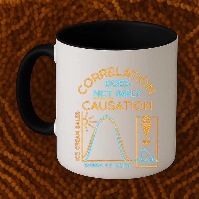 Correlation Does Not Imply Causation Mug