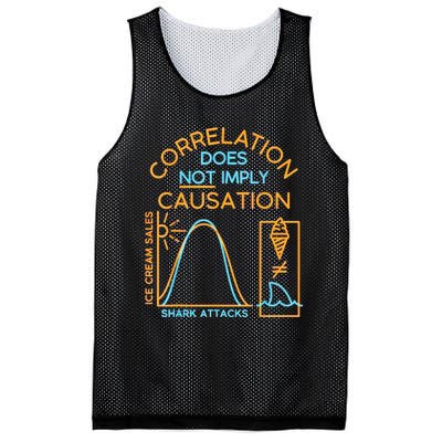 Correlation Does Not Imply Causation Mesh Reversible Basketball Jersey Tank