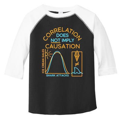 Correlation Does Not Imply Causation Toddler Fine Jersey T-Shirt