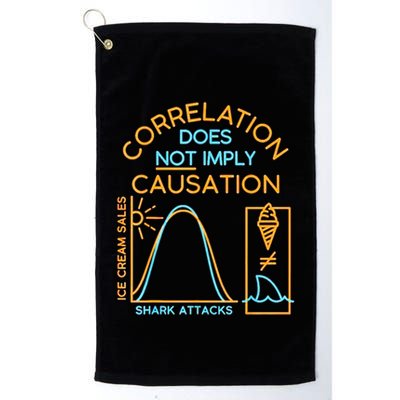 Correlation Does Not Imply Causation Golf Towel