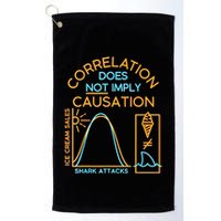 Correlation Does Not Imply Causation Golf Towel