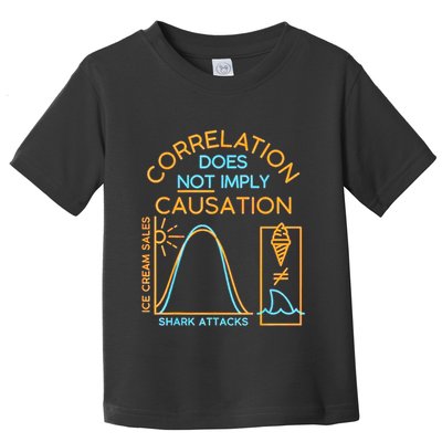 Correlation Does Not Imply Causation Toddler T-Shirt