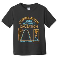 Correlation Does Not Imply Causation Toddler T-Shirt