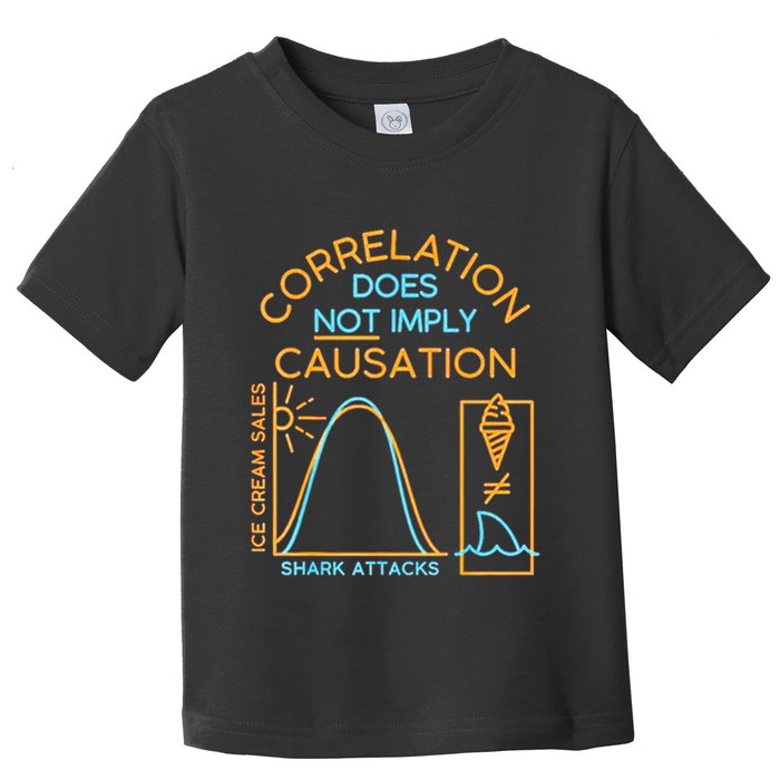 Correlation Does Not Imply Causation Toddler T-Shirt