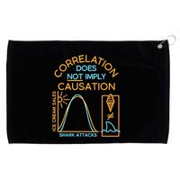 Correlation Does Not Imply Causation Grommeted Golf Towel
