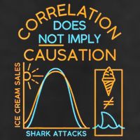 Correlation Does Not Imply Causation Microfiber Hand Towel