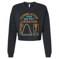 Correlation Does Not Imply Causation Cropped Pullover Crew