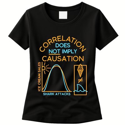 Correlation Does Not Imply Causation Womens T-Shirt