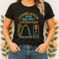 Correlation Does Not Imply Causation Womens T-Shirt
