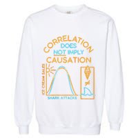 Correlation Does Not Imply Causation Garment-Dyed Sweatshirt