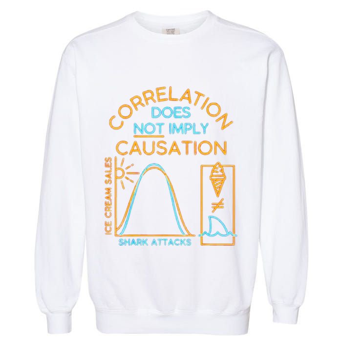 Correlation Does Not Imply Causation Garment-Dyed Sweatshirt
