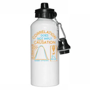 Correlation Does Not Imply Causation Aluminum Water Bottle