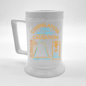 Correlation Does Not Imply Causation Beer Stein